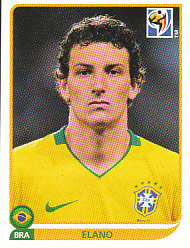 Elano Brazil samolepka Panini World Cup 2010 #498